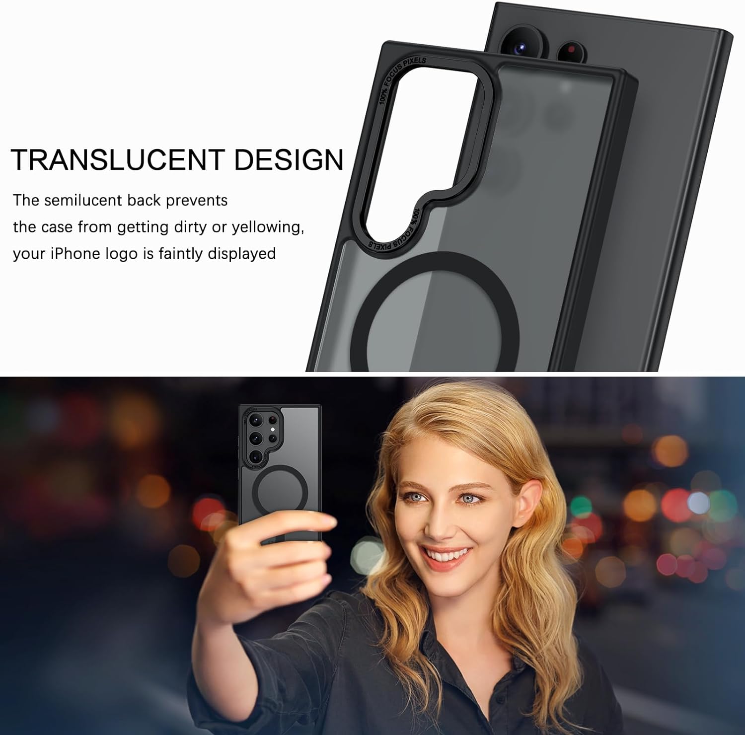 Matte Hybrid Magnetic MagSafe Case for Samsung Galaxy S24 Ultra Matte Hybrid Magnetic MagSafe Case for Samsung Galaxy S24 Ultra